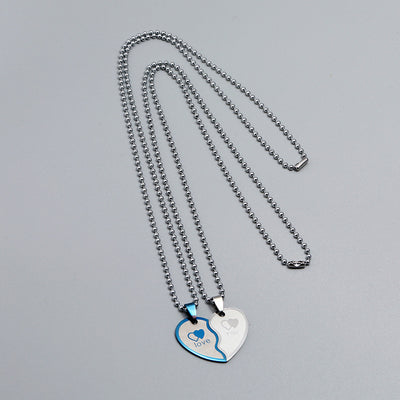 Unisex Friendship Couple Necklace Pair