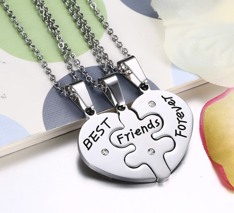 Stainless steel friendship pendant