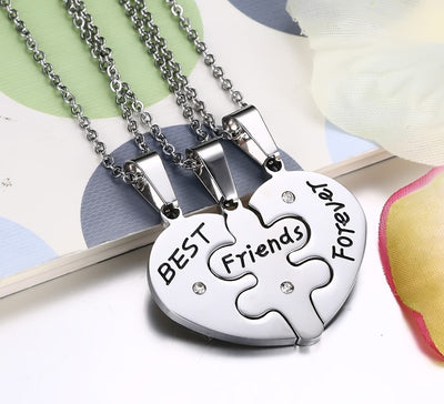 Stainless steel friendship pendant