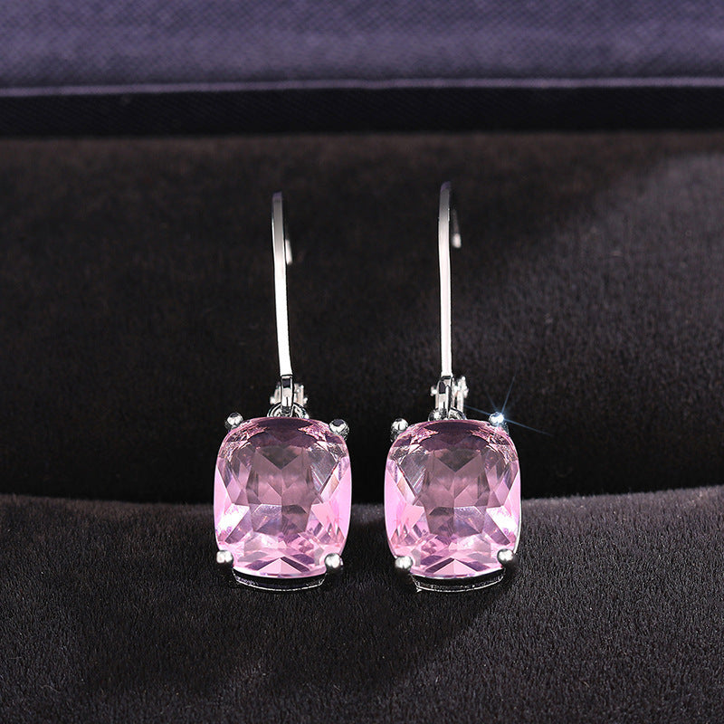 Simple Zircon Earrings European And American Ornament