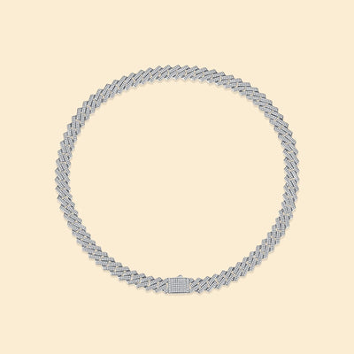 S925 Silver Challenge Necklace For Men