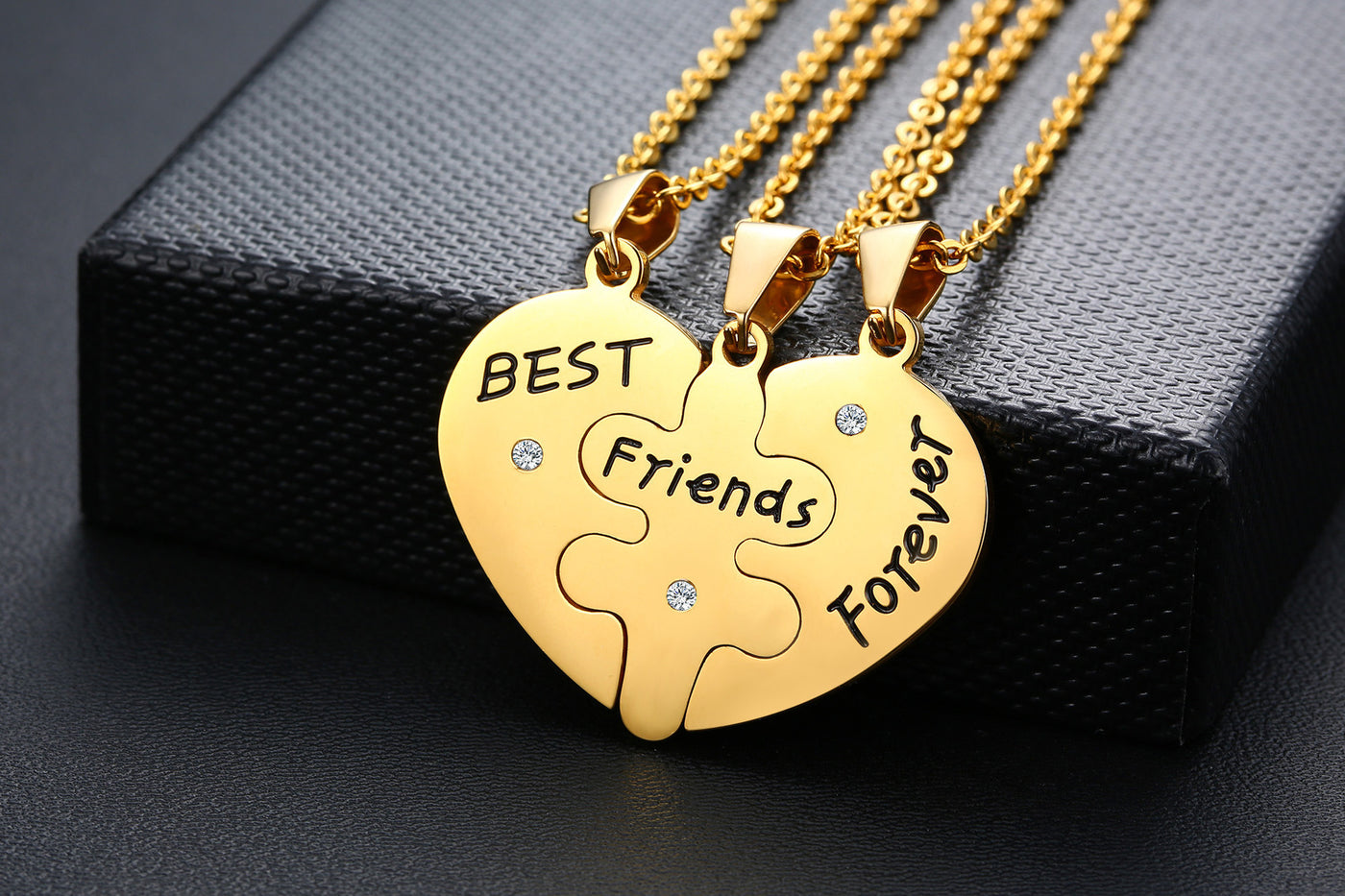 Stainless steel friendship pendant