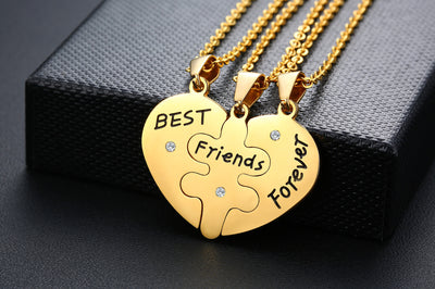 Stainless steel friendship pendant