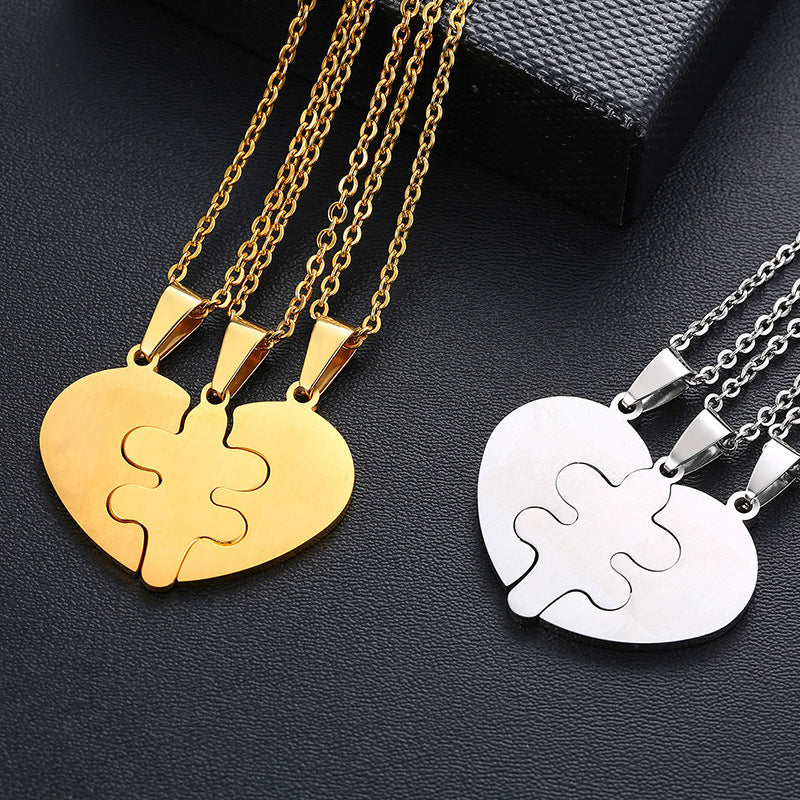 Stainless steel friendship pendant