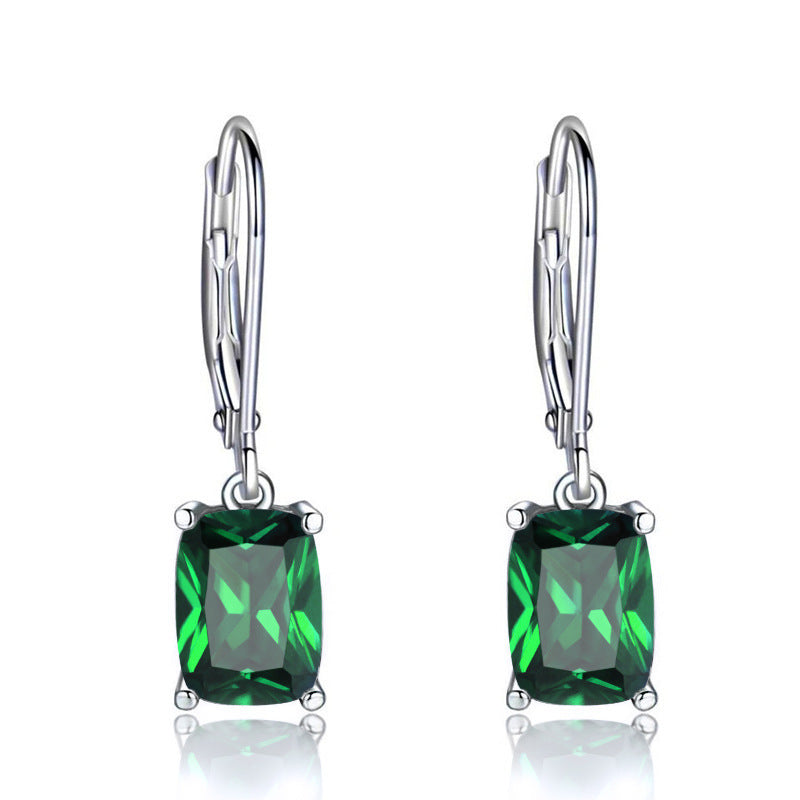 Simple Zircon Earrings European And American Ornament