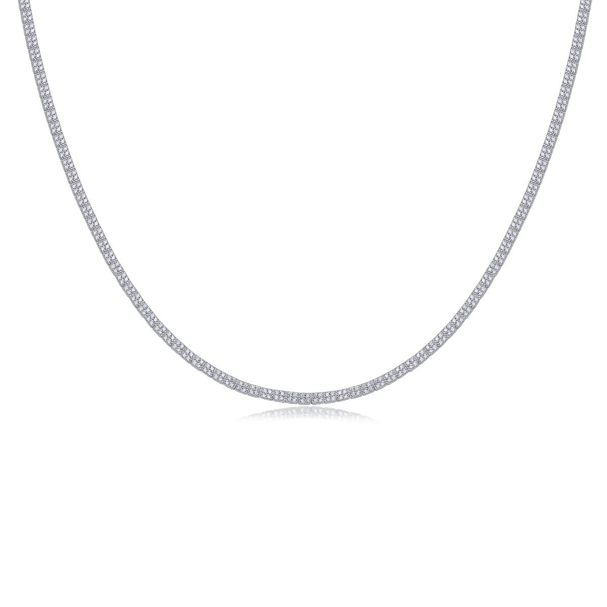 New Style Collarbone Necklace S925 Silver Necklace Moissanite