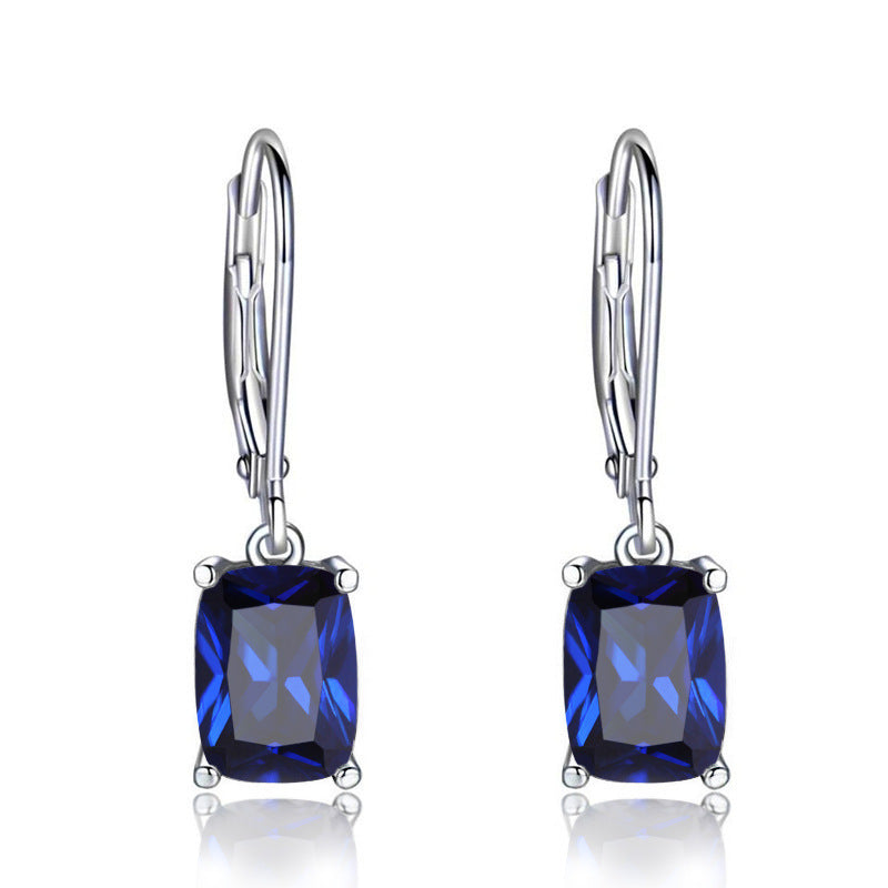 Simple Zircon Earrings European And American Ornament