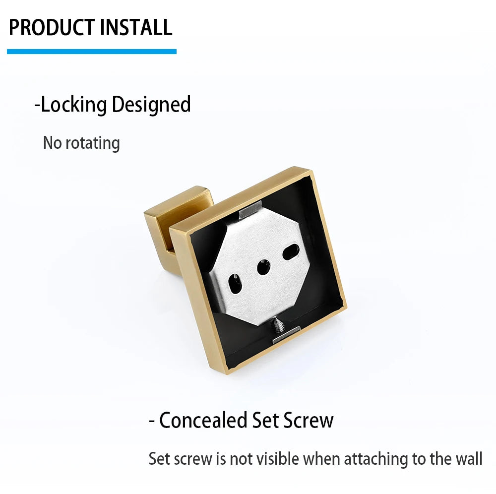 Brushed Gold Bathroom Set