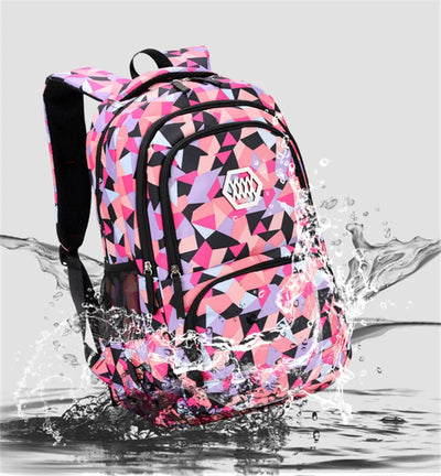 School Bags for Teenagers Girls Schoolbag Large Capacity Boys Printing School Backpack Set Rucksack Bagpack Kids Cute Book Bags