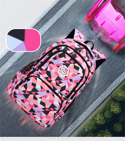 School Bags for Teenagers Girls Schoolbag Large Capacity Boys Printing School Backpack Set Rucksack Bagpack Kids Cute Book Bags