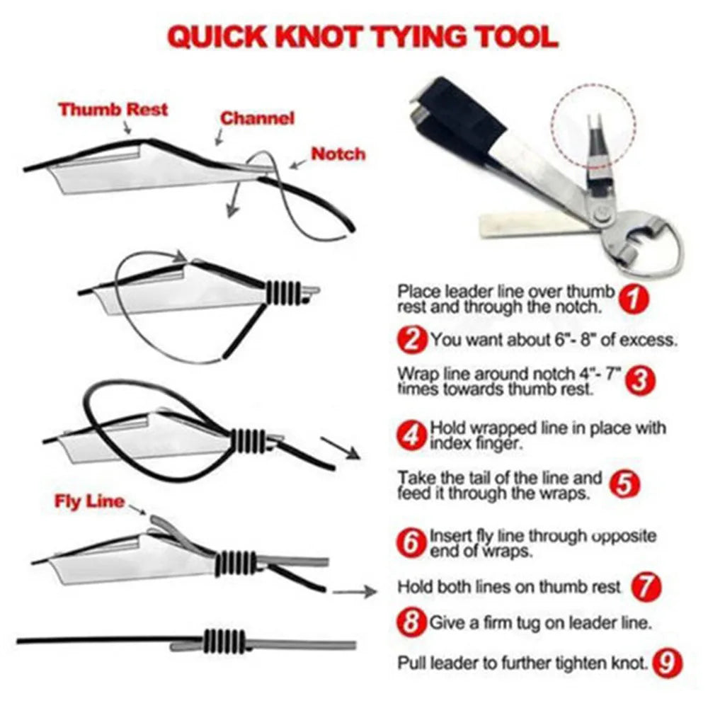 Fast Tie Nail Knotter & Line Cutter