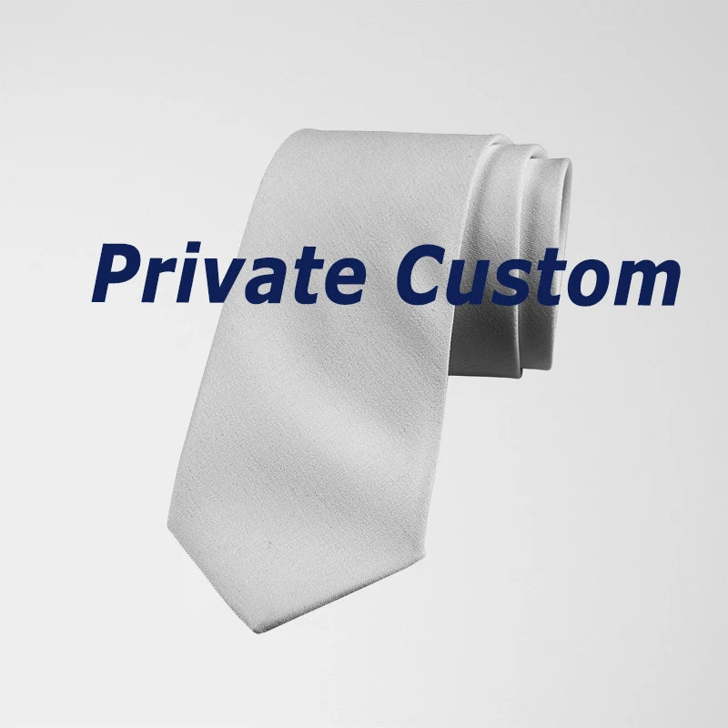 DIY Private Design Multiple Fashion Styles Custom Men's Tie Christmas Party Gifts Skinny Tie Casual Business Wedding Suits Ties
