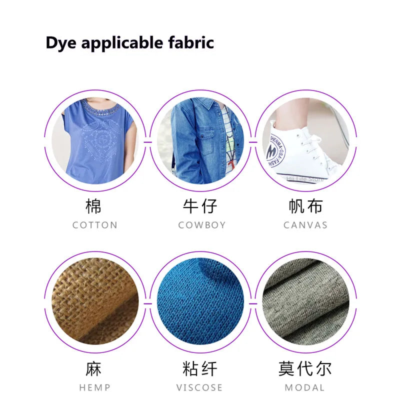 20g Dark Blue Fabric Dye DIY Fabric Tie-dye Dye Clothing Dye Textile Dyeing Transformation Cotton Denim Clothing Paint