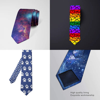 DIY Private Design Multiple Fashion Styles Custom Men's Tie Christmas Party Gifts Skinny Tie Casual Business Wedding Suits Ties