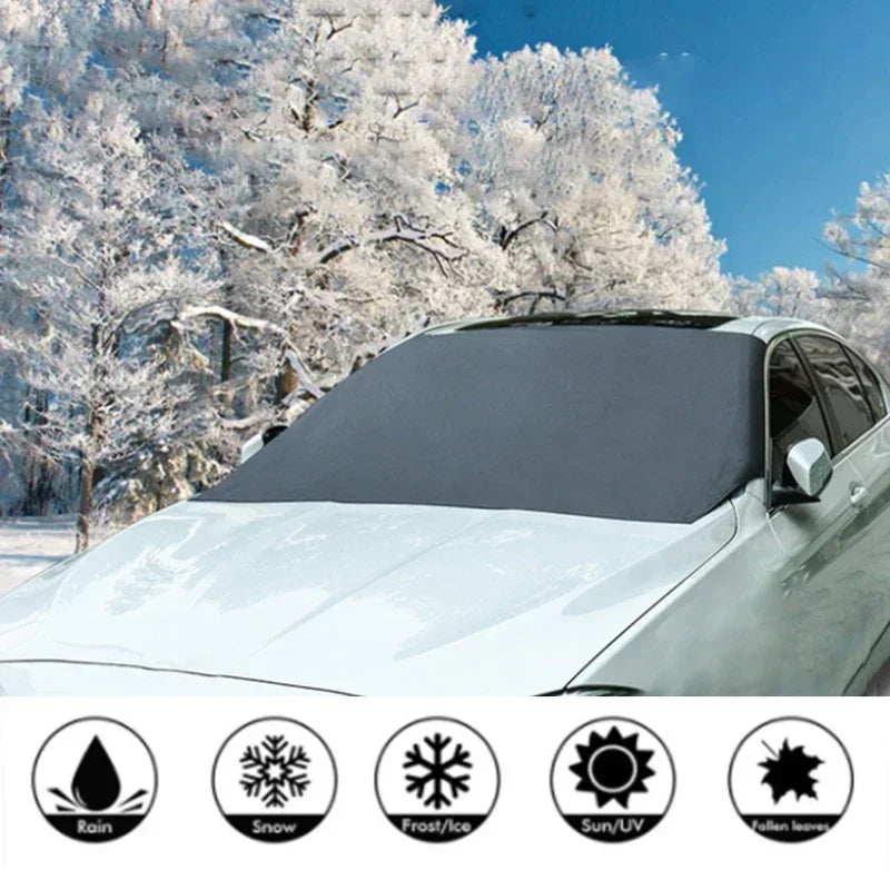 Sunshade Cover Car Windshield Snow Sun Shade Waterproof Protector Automobile Magnetic Cover Car Front Windscreen Cover