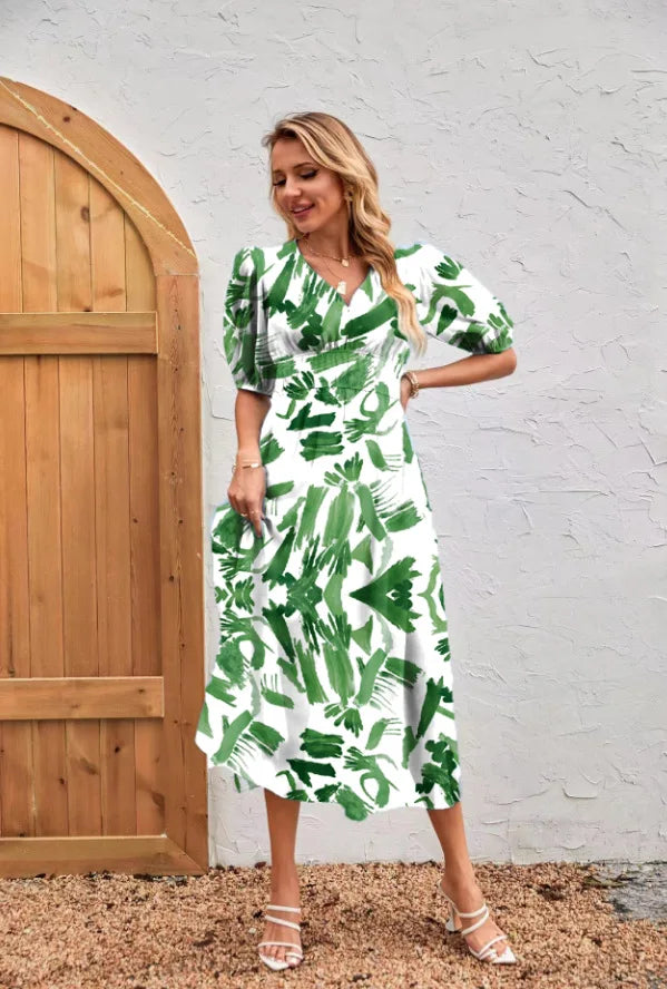 Women Summer Floral Long Dress,Fashion Women's Bohemian Dresses,Woman Clothing,Woman Clothes,Sundress,New In Dress 2025