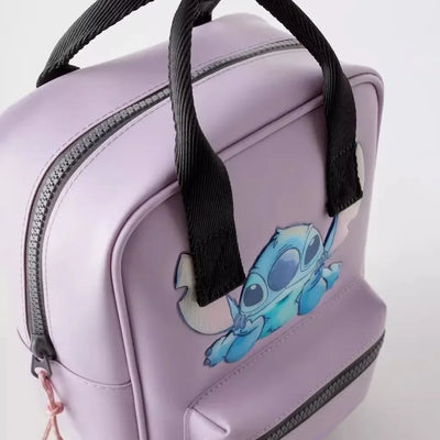 Disney 2024 Cartoon Stitch Backpack Fashion New Children's School Bag Girl Boy Kindergarten School Bag