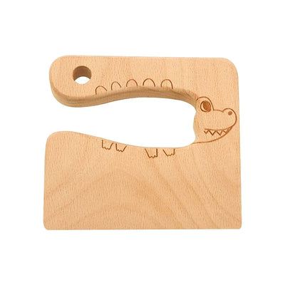 Kids Wooden Safe Kitchen Cutter