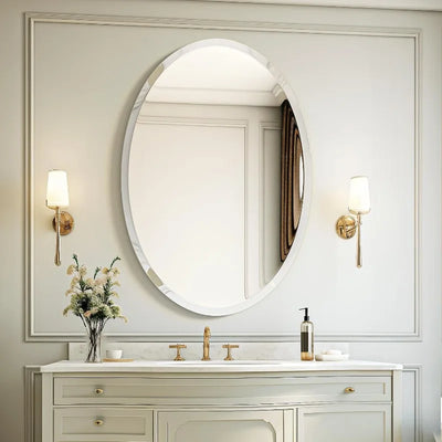 Bathroom Frameless Wall Mirror