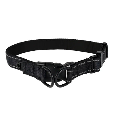Reflective Padded Nylon Dog Collar