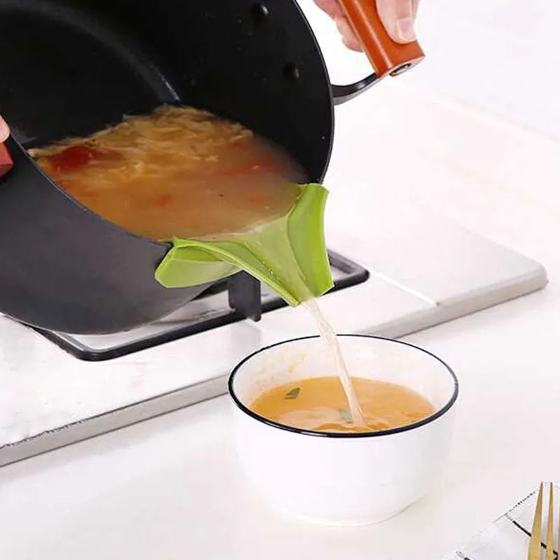 Anti-Spill Kitchen Funnel Spout