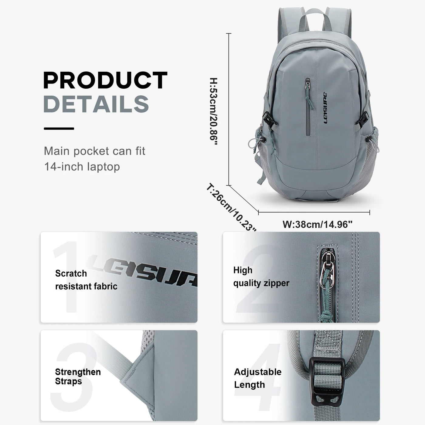 Schoolbag girls high school students, new college students computer bag, junior high school students backpack, simple travel bag