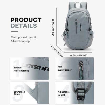 Schoolbag girls high school students, new college students computer bag, junior high school students backpack, simple travel bag