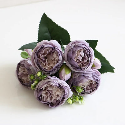 30CM Fake Roses Silk Peony Flower