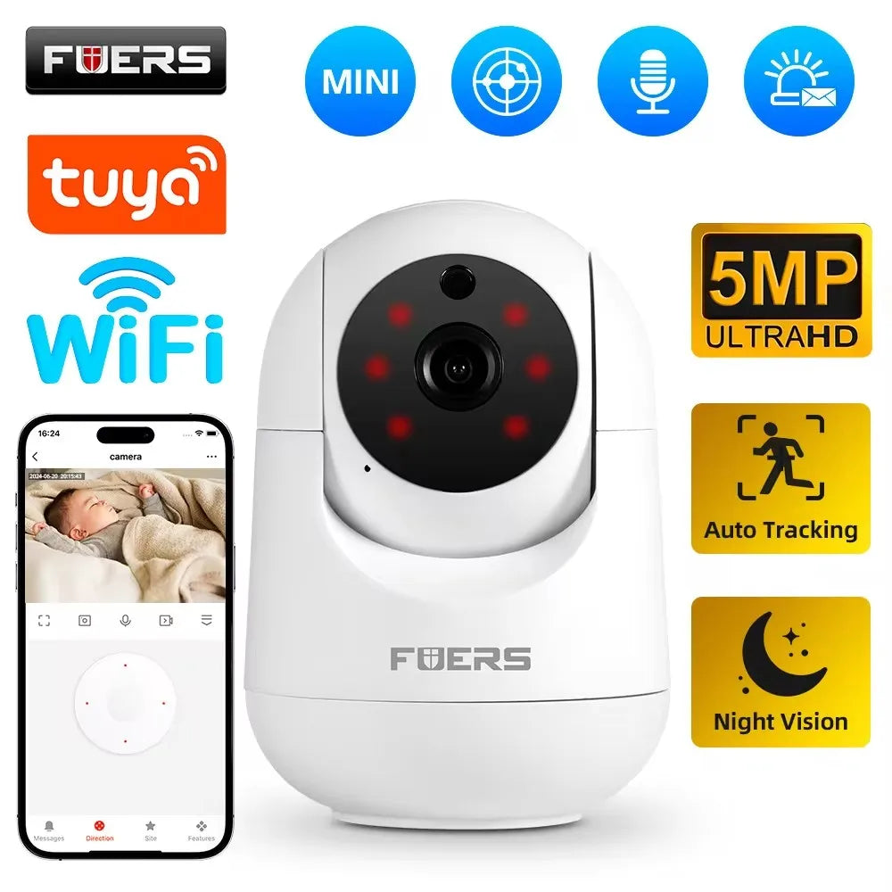 Tracking Baby 5MP WiFi Indoor IP Camera