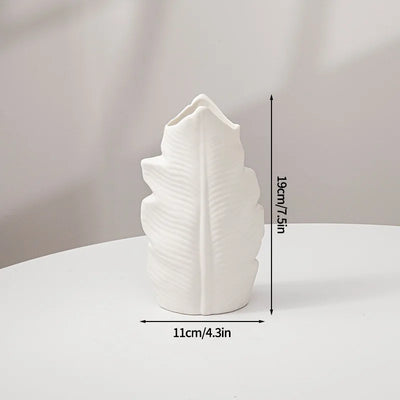 Nordic White Flower Vase