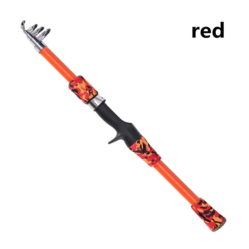 Kids Telescopic Camouflage Fishing Rod