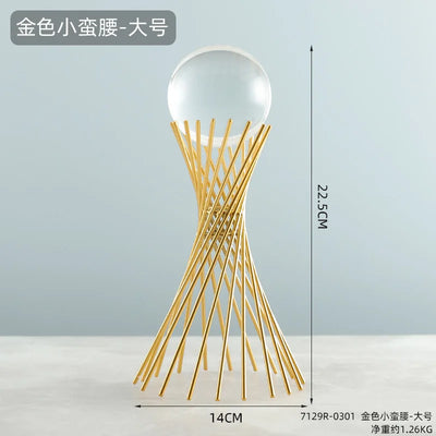 Living Room Nordic Light Luxury Crystal Ball Ornaments