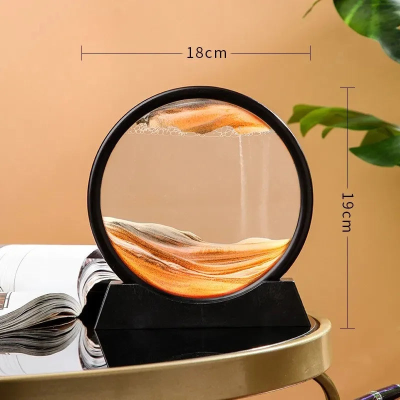 3D Hourglass Quicksand Moving Sand