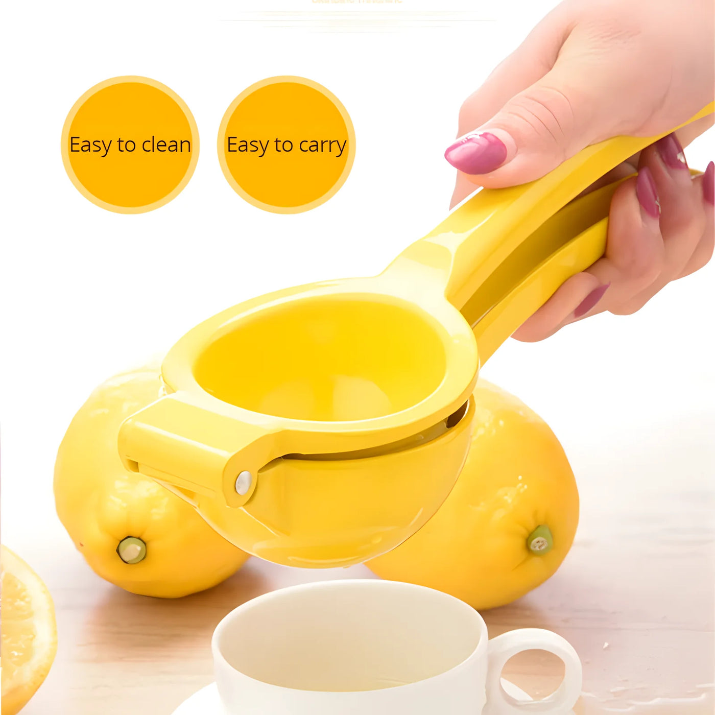 2 In 1 Kitchen Manual Lemon Squeezer Aluminum Orange Juicer Fruit Press Clamp Tools Multi-Function Food Clamp Accessories