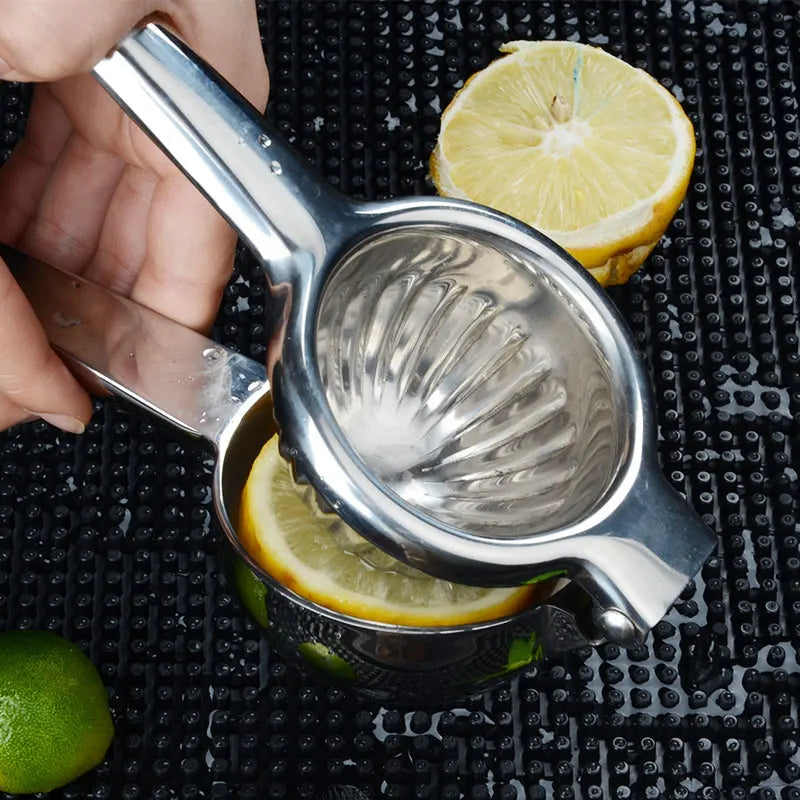 Manual Lemon Squeezer Aluminum Alloy Hand Pressed Orange Fruit Juicer Portable Kitchen Tools Mini Blender Gold/Copper/Black