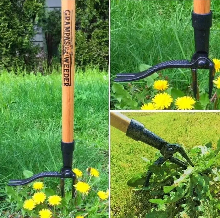 Bamboo Handle Weed Puller