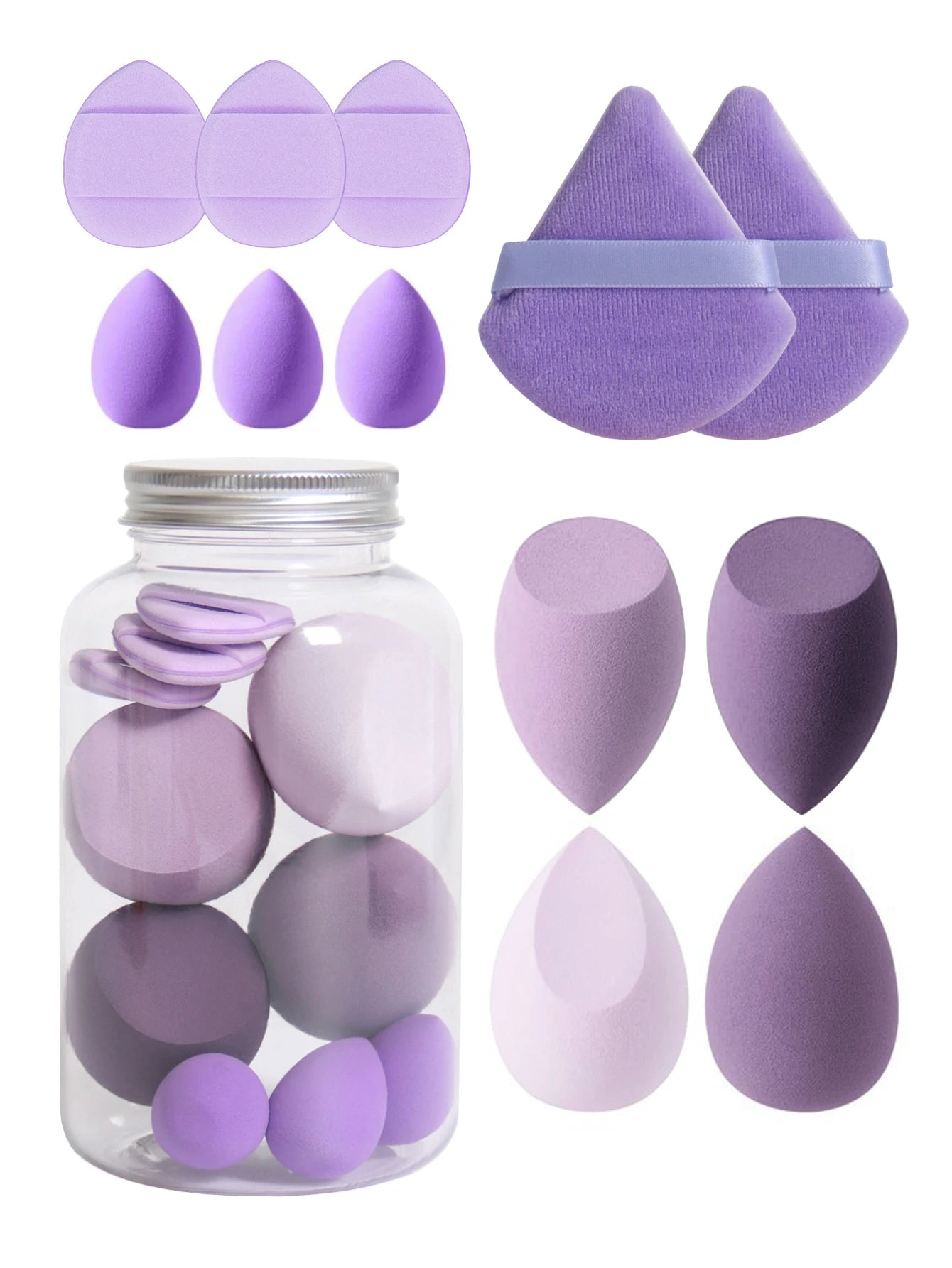 12-Piece Makeup Sponge Set