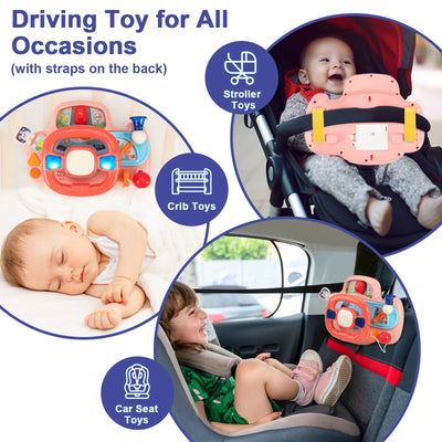 Electric Baby Steering Wheel Toy