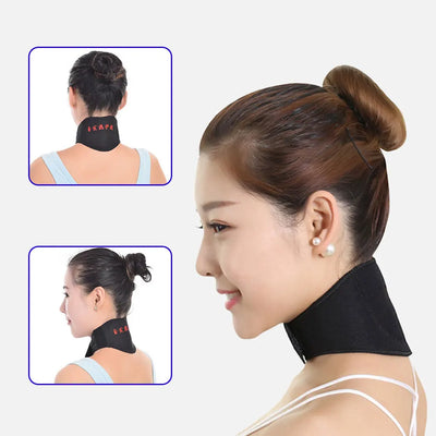 Tourmaline Self-Heating Magnetic Neck Pad
