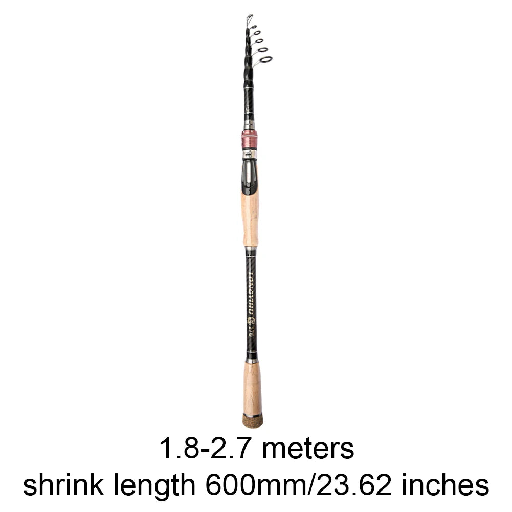 Carbon Telescopic Fishing Rod