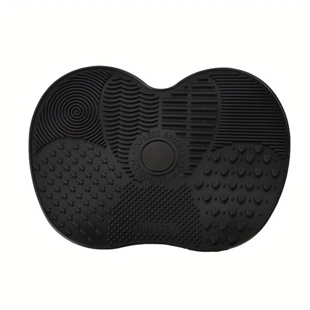 Silicone Apple-Shaped Brush Scrubbing Pad