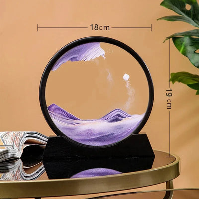 3D Hourglass Quicksand Moving Sand