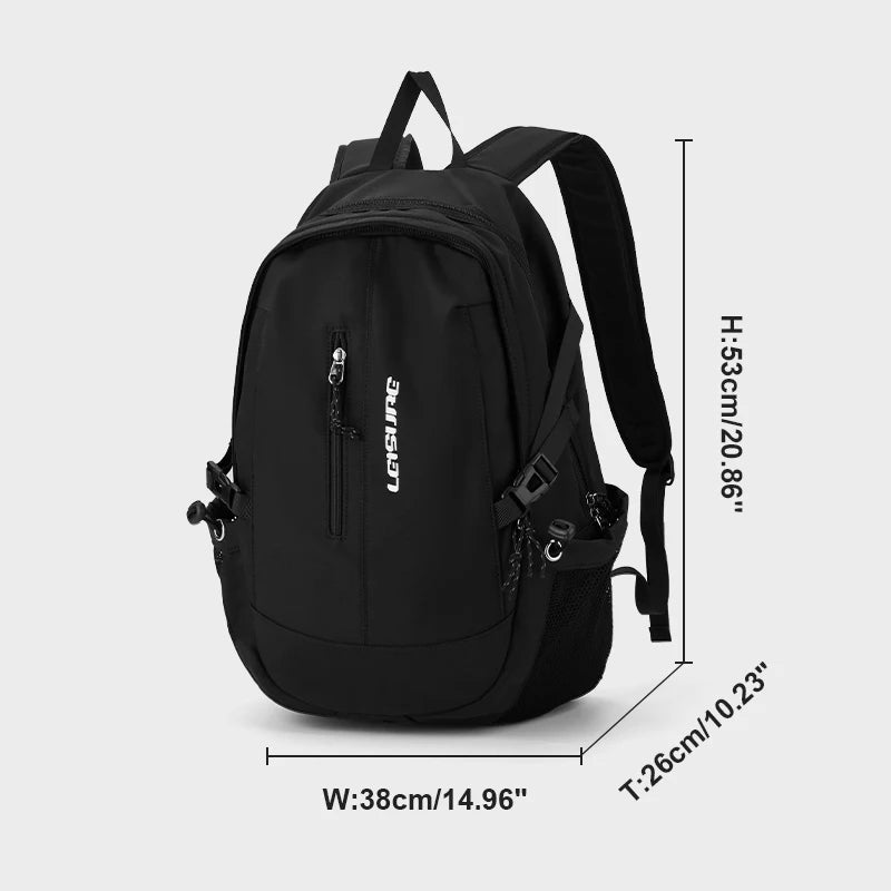 Schoolbag girls high school students, new college students computer bag, junior high school students backpack, simple travel bag