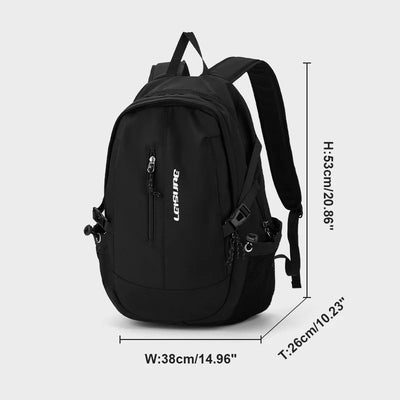 Schoolbag girls high school students, new college students computer bag, junior high school students backpack, simple travel bag