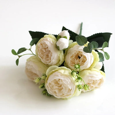 30CM Fake Roses Silk Peony Flower