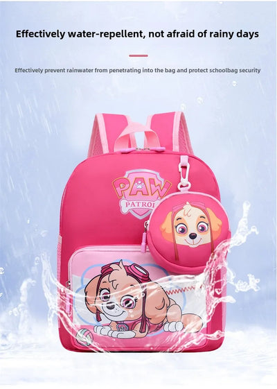 PAW Patrol Backpack School Bag Large Capacity Waterproof School Bag Cartoon Cute School Bag Kids Gifts