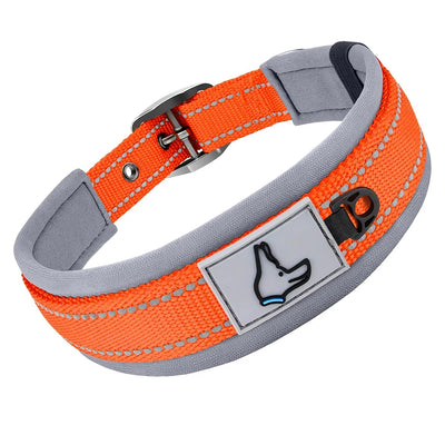 Padded Reflective Dog Collar