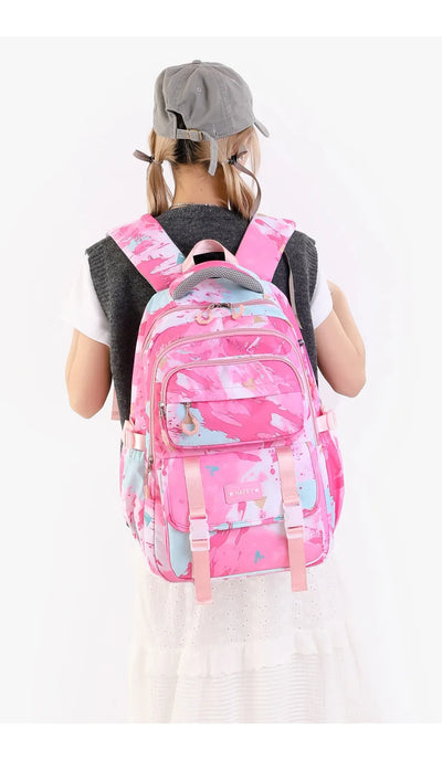 Middle School Student Backpack Children Set School Bags for Girls Kids Schoolbags Waterproof Book Bag With Lunch Bag Pencil case