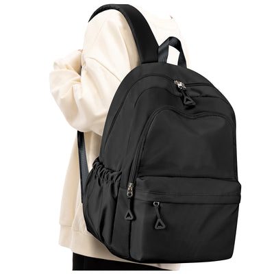 School bag, preppy, cute, light, large capacity, simple, backpack, junior high school students, college students commuting bag