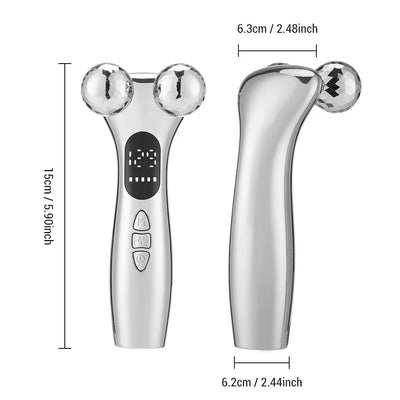 EMS V-Face Slimmer & 4D Facial Massage Roller
